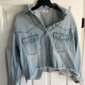 Levi’s  Cropped Denim shirt